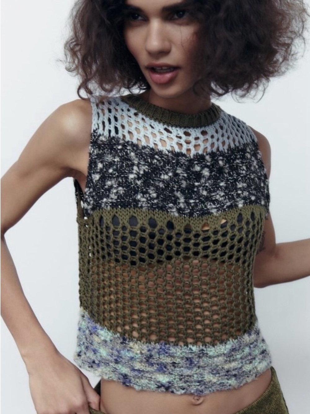 Zara combination top M